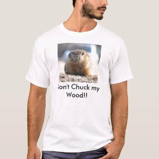Niet met mijn hout knippen t-shirt