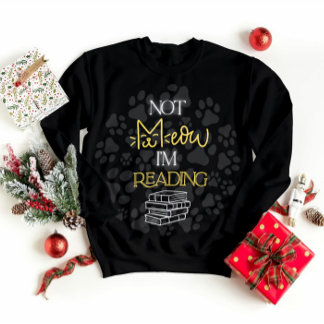 Niet Miauw Ik Lees Kattenkunst Trui