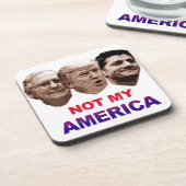 Niet mijn Amerika Bier Onderzetter (Linkerzijde)