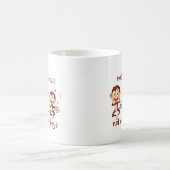 Niet mijn apen Niet mijn Circus Inspirerend Quote Koffiemok (Center)