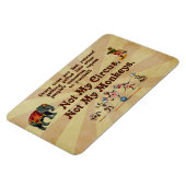 Niet mijn apen, niet mijn Circus Magneet (Linkerzijde)