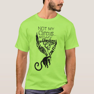 Niet mijn apen t-shirt