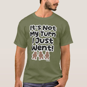 Niet mijn beurt Ik ging net gamen slogan T-shirt