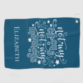 Niet mijn Circus, mijn apen... grappige mam politi Golfhanddoek (Horizontaal)