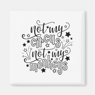 Niet mijn Circus, mijn apen... grappige mam politi Magneet