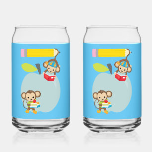 Niet mijn circus, niet mijn aap  blikvorm glas
