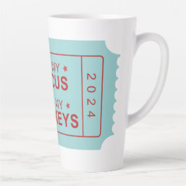 Niet mijn circus, niet mijn aapjes hebben een hoge latte mok