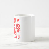 Niet mijn Circus niet mijn apen Mok (Center)