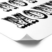 Niet mijn Circus niet mijn apen Poster (Hoek)