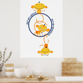 niet mijn circus, niet mijn apen! poster (Keuken)