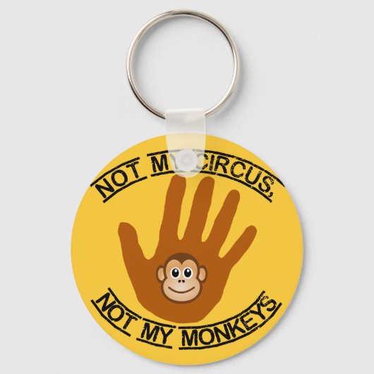 Niet mijn Circus - sleutelhanger (Voorkant)
