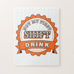 Niet Mijn Eerste Dienst Drink — Puzzel