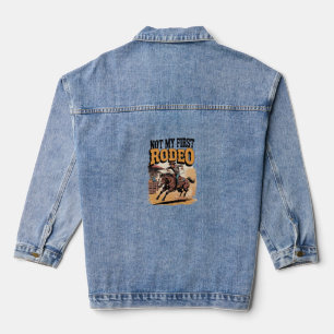 Niet mijn eerste Rodeo Horse Land Western Denim Jacket