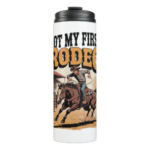 Niet mijn eerste Rodeo Horse Land Western Thermosbeker