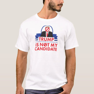 Niet mijn kandidaat Trump Shirt Nieuw Ontwerp