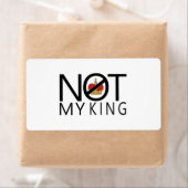 Niet mijn koning etiket (Insitu)