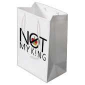 Niet mijn koning medium cadeauzakje (Achterkant Gekanteld)