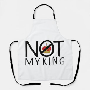 Niet mijn koning schort