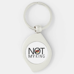 Niet mijn koning sleutelhanger