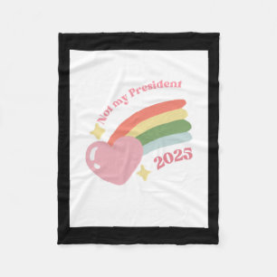 Niet mijn President 2025 1 Fleece Deken