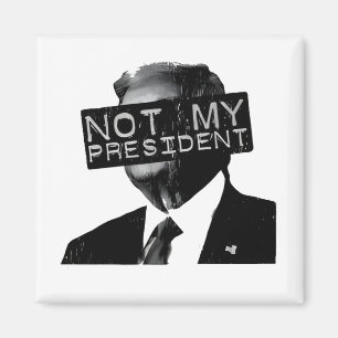 Niet mijn President Anti Trump Inaguration Liberal Magneet