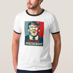 Niet mijn President - Anti-Trump-propaganda - anti T-shirt