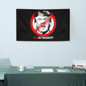Niet mijn President - Anti-Trump Spandoek (Beurs)