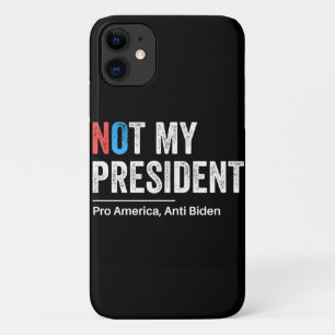 Niet mijn President iPhone 11 Hoesje