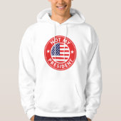 Niet mijn President Hoodie (Voorkant)