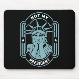 Niet mijn President impeach Trump Resist Anti Trum Muismat