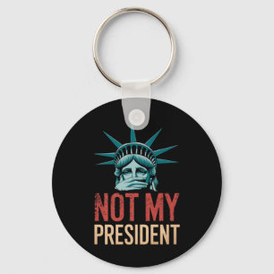 Niet mijn President impeach Trump Resist Anti Trum Sleutelhanger