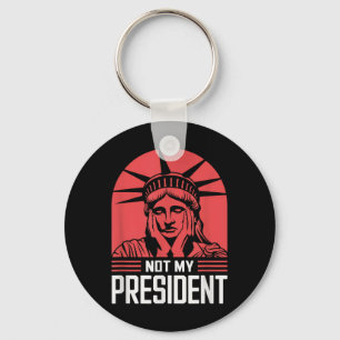 Niet mijn President impeach Trump Resist Anti Trum Sleutelhanger