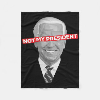Niet mijn president Joe Biden - Pro Donald Trump P Fleece Deken