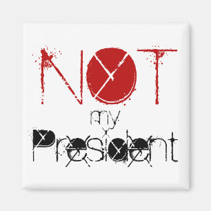 Niet mijn President Magnet Magneet