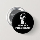 Niet mijn President Ronde Button 5,7 Cm (Voorkant /achterkant)