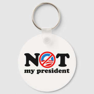 NIET MIJN PRESIDENT SLEUTELHANGER
