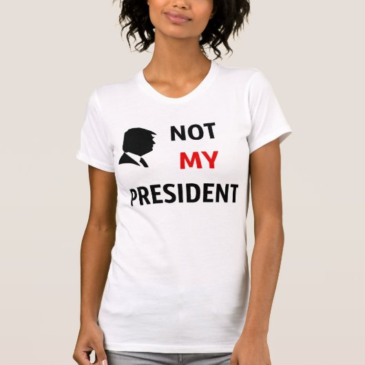 Niet mijn President T-shirt (Voorkant)