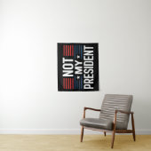 Niet mijn President Wandkleed (In situ)