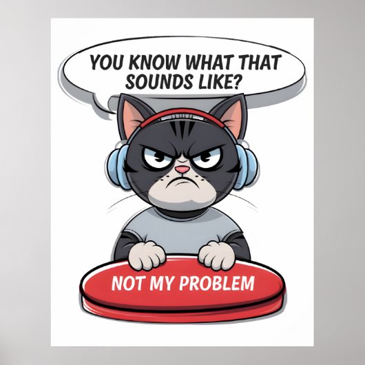 Niet mijn probleem poster (Voorkant)