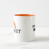 Niet mijn verjaardag tweekleurige koffiemok (Center)