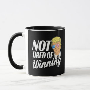 Niet moe van het winnen van Trump Maga inauguratie Mok