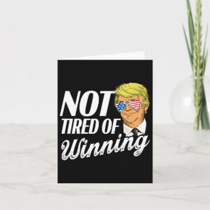 Niet moe van het winnen van Trump won 2024 Kaart