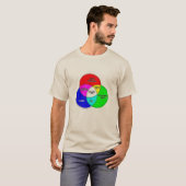 Niet mogelijk om reden met anticaxxer venn-diagram t-shirt (Voorkant volledig)