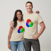 Niet mogelijk om reden met anticaxxer venn-diagram t-shirt (Unisex)