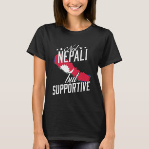 Niet Nepalees, maar ondersteunend reisbureau Nepal T-shirt