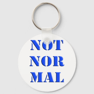 Niet normaal sleutelhanger