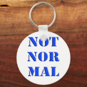 Niet normaal sleutelhanger (Voorkant)