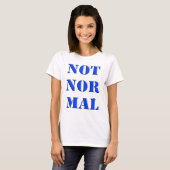 Niet normaal t-shirt (Voorkant volledig)