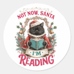 Niet nu Sinterklaas, ik lees Ronde Sticker