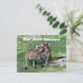 Niet nu Skippy Briefkaart (Staand voorkant)
